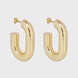 Rabanne Link Hoop Earrings